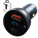 BASEUS| LED NABÍJAČKA DO AUTOMOBILKU 2x USB QC PD 65W