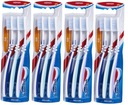 4x 3-balenie zubnej kefky AQUAFRESH Medium