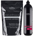 Joanna Professional sada zosvetľovač vlasov + oxidačný krém 9%