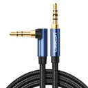 UGREEN AUDIO AUX KÁBEL UHLOVÝ MINIJACK 3,5MM 2M