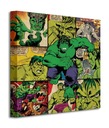 Obraz na plátne Marvel Comics Hulk Squares 40x40 cm