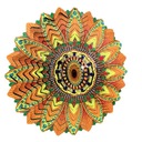 3D mandala závesné zvonkohry Home Decor nerez