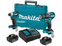 Makita Set DHP487Z skrutkovač + DTD157Z skrutkovač + 2x 5ah + DC18SD 18V