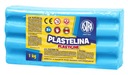 ASTRA plastelína 1kg svetlomodrá