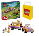 LEGO FRIENDS 4+ AUTO + PRÍVES NA KONE A PONÍKA 42634