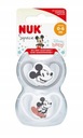 Nuk silikónový cumlík Mickey Mouse 0-6m + puzdro