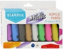 AKRYLOVÉ FARBY 8 FAREB 25ML METALICKÝ STARPAK 4