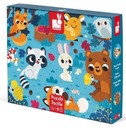 Zmyslové puzzle Forest Animals 20 ks. Janod 3+