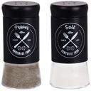 Sada soľných korení SALT PEPPER CHAIN ​​Black Set