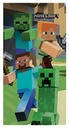 MINECRAFT PLÁŽOVÝ OTERÁK 70 X 140 CM