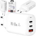 USB SIEŤOVÁ NABÍJAČKA 2xUSB-C 65W FAST QC4+ PD