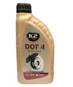 K2 DOT-4 DOT 4 BRZDOVÁ KVAPALINA 1000ML 1L