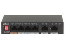 Prepínač PoE Dahua PFS3006-4ET-60-V2 4xPoE+2xUpLink