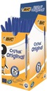 Bic Cristal guľôčkové pero 0,4 mm modré x 50 kusov