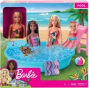 BÁBIKA BARBIE S BAZÉROM GHL91 BAZÉN S REBRÍKOM