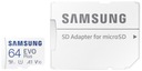 Pamäťová karta Samsung EVO+ micro SDXC 64GB 130MB/s