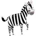 Fóliový balón Zebra Jungle 127cm XXL safari zoo