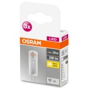 Sada 3x LED žiarovky G4 CAPSULE 1,8W 200lm OSRAM