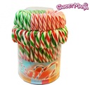 Lízanky na vianočný stromček Candy Cane Mix 72 ks