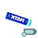 XTAR 3,7V 2200mAh lítium-iónová batéria typu 18650 chránená