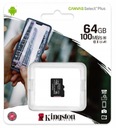 KINGSTON MICROSD PAMÄŤOVÁ KARTA 64GB CL10