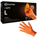 MERCATOR GOGRIP NITRILE rukavice oranžové ORANŽOVÉ 50 ks veľkosť L