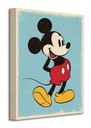 Obraz na plátne Mickey Mouse Retro 30x40 cm