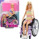 Bábika Barbie Fashionistas v kockovanom outfite na invalidnom vozíku