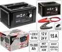 Elektronický usmerňovač 12/24v 15a YT-83051 yato