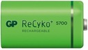 GP Recyko+ Nová séria R20/D 5700mAh sieť 1,2V Ni-MH