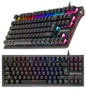 RGB HERNÁ MECHANICKÁ KLÁVESNICA PRE PC HRÁČOV