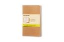 Moleskine Plain Cahier - Kraft Cover (3 sady) MOLESKINE