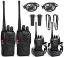 2KS BAOFENG BF-888S KRÁTKOLVLNÝ RÁDIO TELEFÓN WALKIE TALKIE PMR