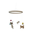 Detské postieľky Wind Chime Závesná posteľ Bell Baby Cats