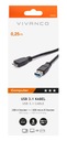 USB A 3.1 - USB micro B kábel 0,25m Vivanco obchod