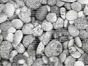 Kúpeľňová predložka Pebbles Grey Stones 110x65 cm