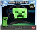 MINECRAFT CREEPER LIGHT+STOJAN NA SLÚCHADLÁ - 23,5 CM