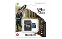 Pamäťová karta Kingston microSD Canvas Go! Plus 64GB Class 10 + adaptér