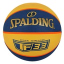 Spalding Official TF-33 žlto-modrá basketbalová lopta, veľkosť 6