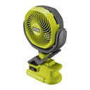 RCF18-0 RYOBI nabíjateľný prenosný ventilátor