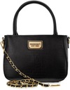 MONNARI Dámska kabelka ELEGANT Classic Bag CROCO LEATHER Black