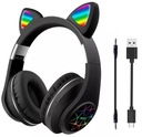 Cat Ears Bezdrôtové BLUETOOTH slúchadlá do uší RGB farby pre deti