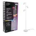 STOJNÁ LAMPA S LED MATNÁ BIELA ​​145cm LIVARNO