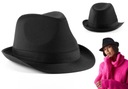 KLASICKÁ ČIAPKA GANGSTERS FEDORA, ČIERNA L/XL