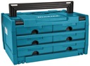 MAKITA Makpac Organizér kufor box so zásuvkami 3x2 P-84333