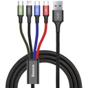 BASEUS 4v1 2xUSB-C IPHONE Lightning microUSB kábel