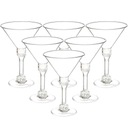 Plastové poháre na poháre na pohár Martini Clear Glasses