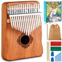 KALIMBA drevený AFRICKÝ HUDOBNÝ NÁSTROJ PIANO 17 kláves SET