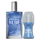 AVON Set Individual Blue pánsky parfém EDT + roll-on