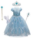 ELSA FROZEN ELSA OUTFIT ŠATY 134/140